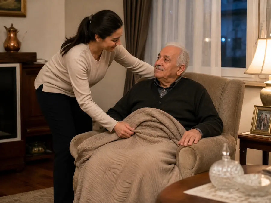 Yatılı yaşlı bakıcı desteği